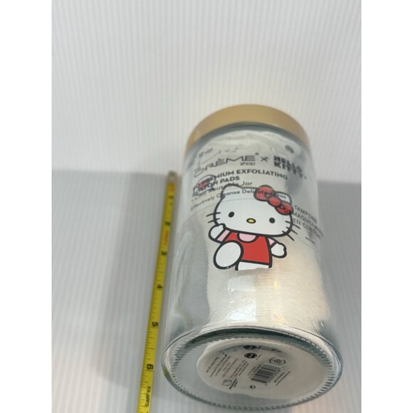 Hello Kitty Crème Shop Skincare Set Cotton Pads & 4pc Holiday Sheet Masks NEW - Picture 7 of 9